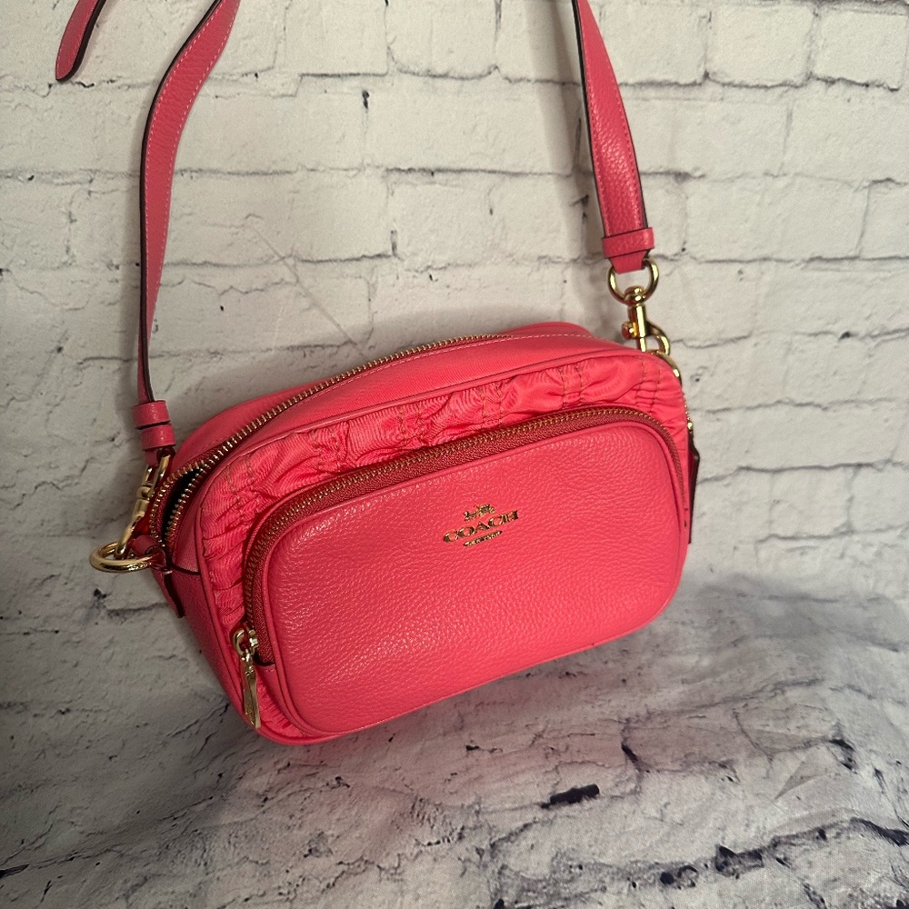 Coach Court Crossbody With Ruching